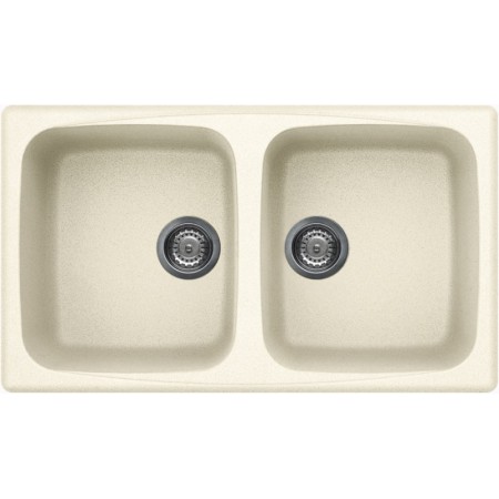 Elleci LGM45062 | Lavello 2 vasche | Master 450 | 860 x 500 | Granitek G62 | Base 900 | Sopratop