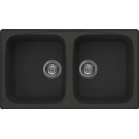 Elleci LGM45040 | Lavello 2 vasche | Master 450 | 860 x 500 | Granitek G40 | Base 900 | Sopratop