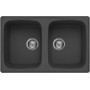 Elleci LGM35059 | Lavello 2 vasche | Master 350 | 790 x 500 | Granitek G59 | Base 800 ||| 900 se inizio composizione | Sopratop