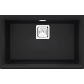 Elleci LGK12040BSO | Lavello 1 vasca | Karisma 120 Sottotop | 690 x 438 | Granitek G40 | Base 800 | Sottotop