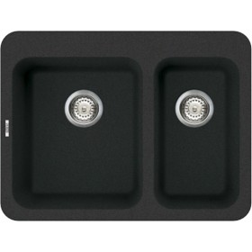 Elleci LGF33059BTP | Lavello 2 vasche | Fox 330 | 705 x 532 | Granitek G59 | Base 800 | Sopratop