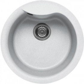 Elleci LGEROU68 | Lavello 1 vasca | Ego Round | ⌀ 485 | Granitek G68 | Base 500 | Sopratop