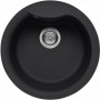 Elleci LGEROU59 | Lavello 1 vasca | Ego Round | ⌀ 485 | Granitek G59 | Base 500 | Sopratop