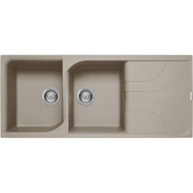 Elleci LGE50043 | Lavello 2 vasche con gocciolatoio | Ego 500 | 1160 x 500 | Granitek G43 | Base 800 | Sopratop