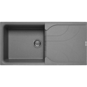 Elleci LGE48048 | Lavello 1 vasca con gocciolatoio | Ego 480 | 1000 x 500 | Granitek G48 | Base 600 | Sopratop