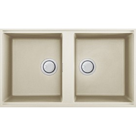 Elleci LGB45062BSO | Lavello 2 vasche | Best 450 Sottotop | 836 x 488 | Granitek G62 | Base 900 | Sottotop