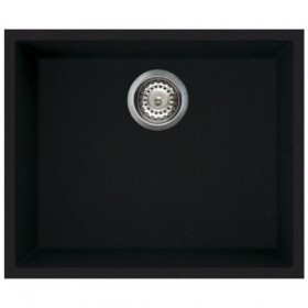 Elleci LMQ10570BSO | Lavello 1 vasca | Quadra 105 Sottotop | 540 x 440 | Granitek M70 | Base 600 | Sottotop