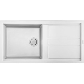 Elleci LKB48096 | Lavello 1 vasca con gocciolatoio | Best 480 | 1000 x 510 | Keratek Plus K96 | Base 600 | Sopratop