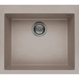 Elleci LGQ10543 | Lavello 1 vasca | Quadra 105 | 570 x 500 | Granitek G43 | Base 600 | Sopratop