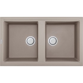 Elleci LGB45043 | Lavello 2 vasche | Best 450 | 860 x 510 | Granitek G43 | Base 900 | Sopratop