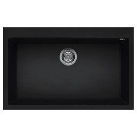 Elleci LKQ13086 | Lavello 1 vasca | Quadra 130 | 790 x 500 | Keratek Plus K86 | Base 800 | Sopratop