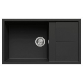 Elleci LGU41040 | Lavello 1 vasca con gocciolatoio | Unico 410 | 860 x 500 | Granitek G40 | Base 600 | Sopratop