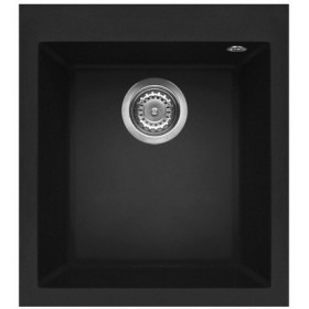 Elleci LGQ10040 | Lavello 1 vasca | Quadra 100 | 410 x 500 | Granitek G40 | Base 450 | Sopratop