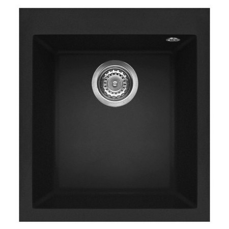Elleci LGQ10040 | Lavello 1 vasca | Quadra 100 | 410 x 500 | Granitek G40 | Base 450 | Sopratop
