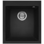 Elleci LGQ10040 | Lavello 1 vasca | Quadra 100 | 410 x 500 | Granitek G40 | Base 450 | Sopratop