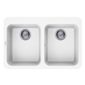 Elleci LGF34068BTP | Lavello 2 vasche | Fox 340 | 800 x 530 | Granitek G68 | Base 800 | Sopratop