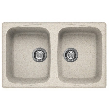 Elleci LGM35051 | Lavello 2 vasche | Master 350 | 790 x 500 | Granitek G51 | Base 800 ||| 900 se inizio composizione | Sopratop