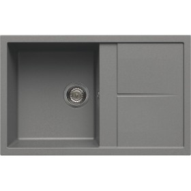 Elleci LGU30048 | Lavello 1 vasca con gocciolatoio | Unico 300 | 790 x 500 | Granitek G48 | Base 500 | Sopratop