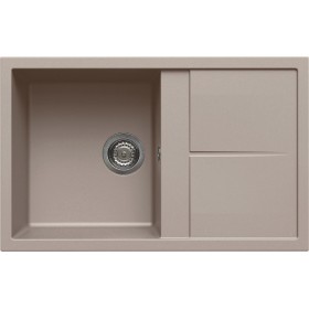 Elleci LGU30043 | Lavello 1 vasca con gocciolatoio | Unico 300 | 790 x 500 | Granitek G43 | Base 500 | Sopratop