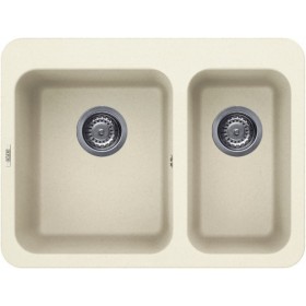 Elleci LGF33062BTP | Lavello 2 vasche | Fox 330 | 705 x 532 | Granitek G62 | Base 800 | Sopratop
