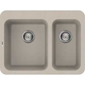 Elleci LGF33051BTP | Lavello 2 vasche | Fox 330 | 705 x 532 | Granitek G51 | Base 800 | Sopratop