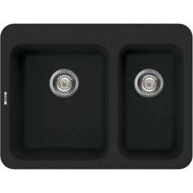 Elleci LGF33040BTP | Lavello 2 vasche | Fox 330 | 705 x 532 | Granitek G40 | Base 800 | Sopratop