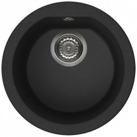 Elleci LGFROU40 | Lavello 1 vasca | Fox Round | ⌀ 451 | Granitek G40 | Base 450 | Sopratop
