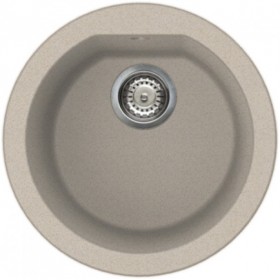 Elleci LGFROU51 | Lavello 1 vasca | Fox Round | ⌀ 451 | Granitek G51 | Base 450 | Sopratop