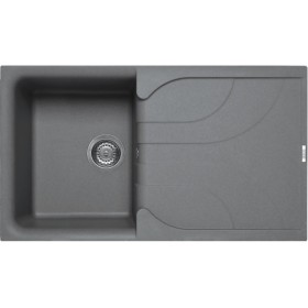 Elleci LME40073 | Lavello 1 vasca con gocciolatoio | Ego 400 | 860 x 500 | Granitek M73 | Base 450 | Sopratop