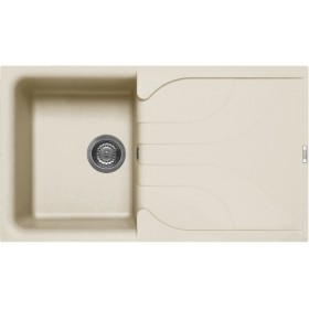 Elleci LGE40062 | Lavello 1 vasca con gocciolatoio | Ego 400 | 860 x 500 | Granitek G62 | Base 450 | Sopratop