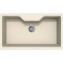 Elleci LGF36062 | Lavello 1 vasca | Fox 360 | 863 x 503 | Granitek G62 | Base 900 | Sopratop