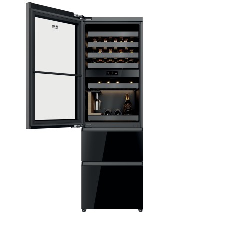 Haier BI CSW9619ENGBW   | 34901709 | CANTINA VINO 3D 60 - INVISTA | Cantina Vino 3D classe E, 190cm, volume totale 365lt, 2 cass