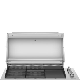 SMEG DESIGN INCASSO BBQE12X | Barbecue elettrico da incasso | 3 zone | acciaio inox | 120 cm