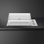 SMEG DESIGN INCASSO BBQE90X | Barbecue elettrico da incasso | 2 zone | acciaio inox | 90 cm