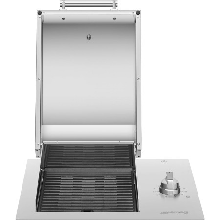 SMEG DESIGN INCASSO BBQE60X | Barbecue elettrico da incasso | monozona | acciaio inox | 60 cm