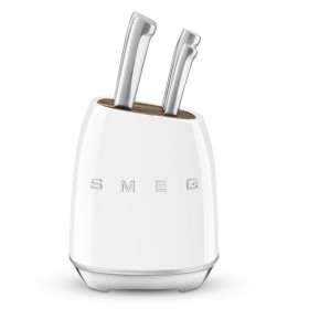 SMEG PED KBSF02WH UTENSILI CUCINA Ceppo Ceppo con sei coltelli Bianco
