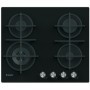 CANDY CDK6GF4WEKB - Piano da 60 cm, 4 fuochi,New Timeless GOG Nero - manopole New Timeless, Big Front DC 4 Kw,Griglie in ghisa,