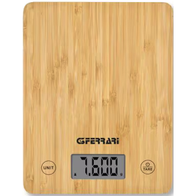 G3 FERRARI  G2016600 | BIL.CUCINA 10KG/1GR PIATTO BAMBU NATURA KITCHEN