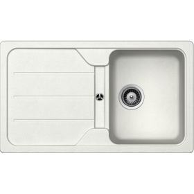 Schock FOMD100A01 | FORMHAUS D100  | Cristalite | 860x500 | BIANCO ASSOLUTO | LAVELLO 1 VASCA + GOCCIOLATOIO - REVERSIBILE