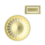 Schock 400060WGO | Z6  KIT PILETTA | Acciaio Inox 304 |  | WHITE GOLD | Parti visibili di design per TOLEDO D100/D100L - ELEMENT