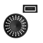 Schock 400060PUR | Z6  KIT PILETTA | Acciaio Inox 304 |  | NERO OPACO | Parti visibili di design per TOLEDO D100/D100L - ELEMENT