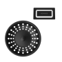Schock 400054PUR | Z5  KIT PILETTA | Acciaio Inox 304 |  | NERO OPACO | Parti visibili di design per PRIMUS/SIGNUS N100 XL - LAH