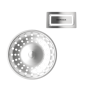 Schock 400062EDM | Z3  KIT PILETTA | Acciaio Inox 304 |  | INOX | Parti visibili di design per Toledo N200/D200 - Element D150/N