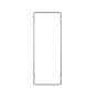 Schock 30047 | D6  SOSTEGNO FILO INOX | Acciaio Inox 304 | 165x430x5 | INOX  | Sostegno in filo inox per vasche prof 40 senza la