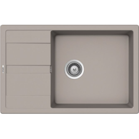 Schock ELED100XSA42 | ELEMENT D100XS | Cristalite | 780X500 | GRIGIO TORTORA | 1 VASCA + GOCCIOLATOIO SMALL - REVERSIBILE