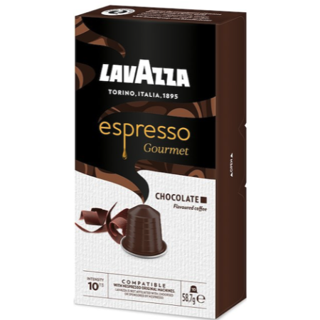 LAVAZZA  7152 | CAPSULE CAFFE COMP.NESPRESSO ALU FL.CIOCCOLAT 10PZ