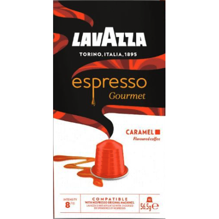 LAVAZZA  7153 | CAPSULE CAFFE COMP.NESPRESSO ALU FL.CARAMEL 10PZ