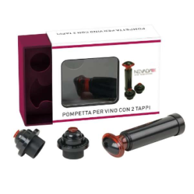 Accessori Nevada NW425 | Accessori NW425 Set Salva Vino con Pompetta e due Tappi