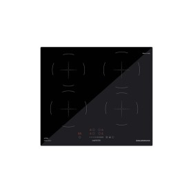 GLEM GAS GTI640SL | 60 | NERO |  - 60x52 cm - Foro incasso 56x48 cm -comandi frontali touch - 4 zone cottura - massima potenza a