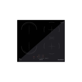 GLEM GAS GTI641BSL | 60 | NERO |  - 60x52 cm - Foro incasso 56x48 cm -comandi frontali touch - foro incasso 56x48 cm - 4 zone co